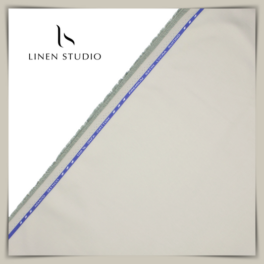 100% Giza Cotton Stretchable Suiting - 11 - Linen Studio