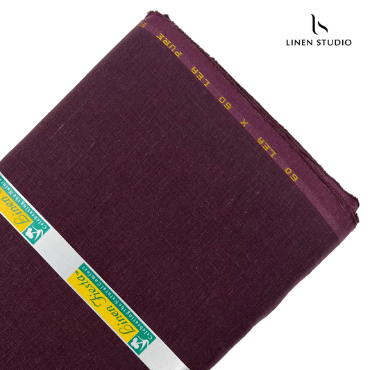 Linen Fiesta 60 Lea Plain Single Tone Shirting - R 21