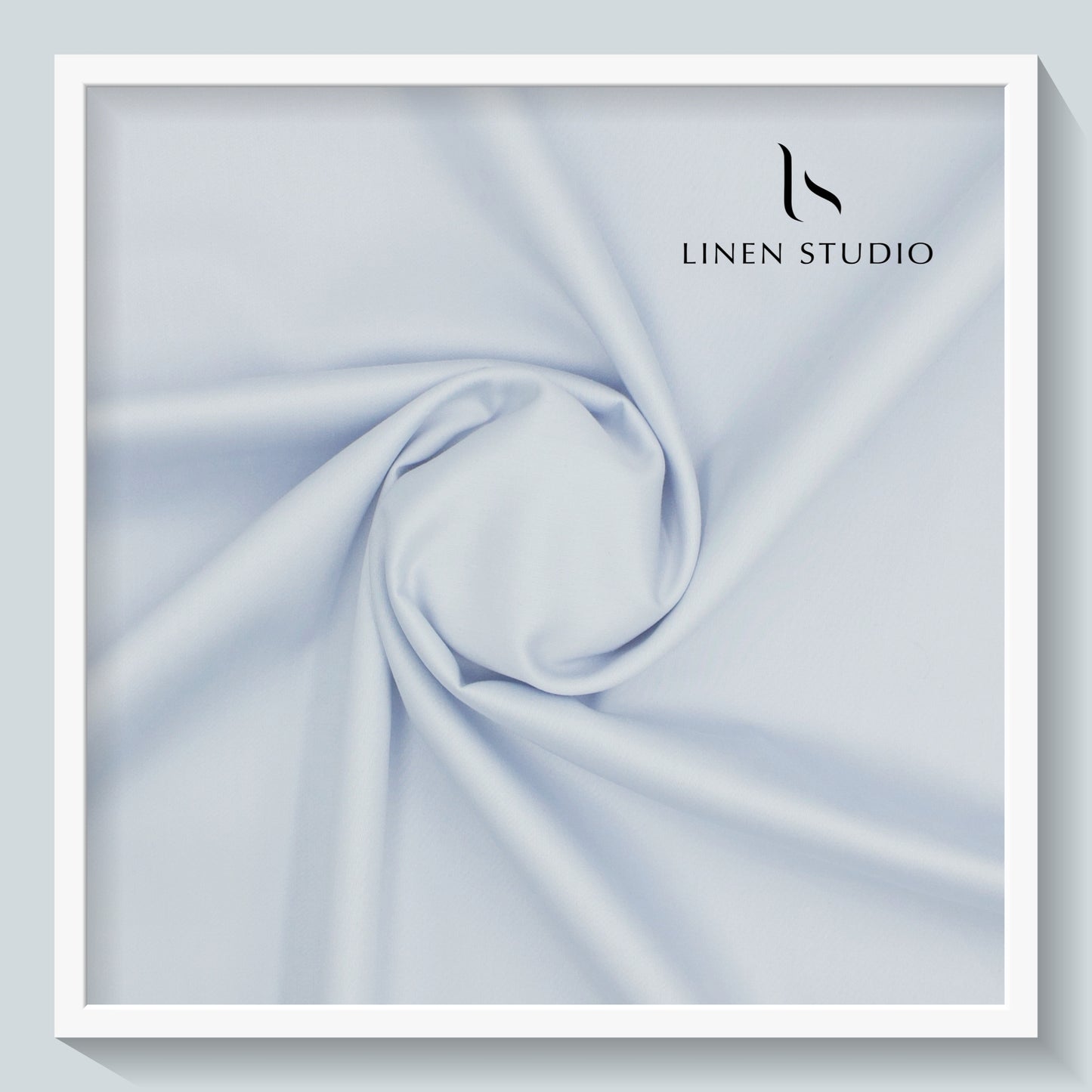 Ashima 60's count Giza Cotton - Sky Blue - Linen Studio