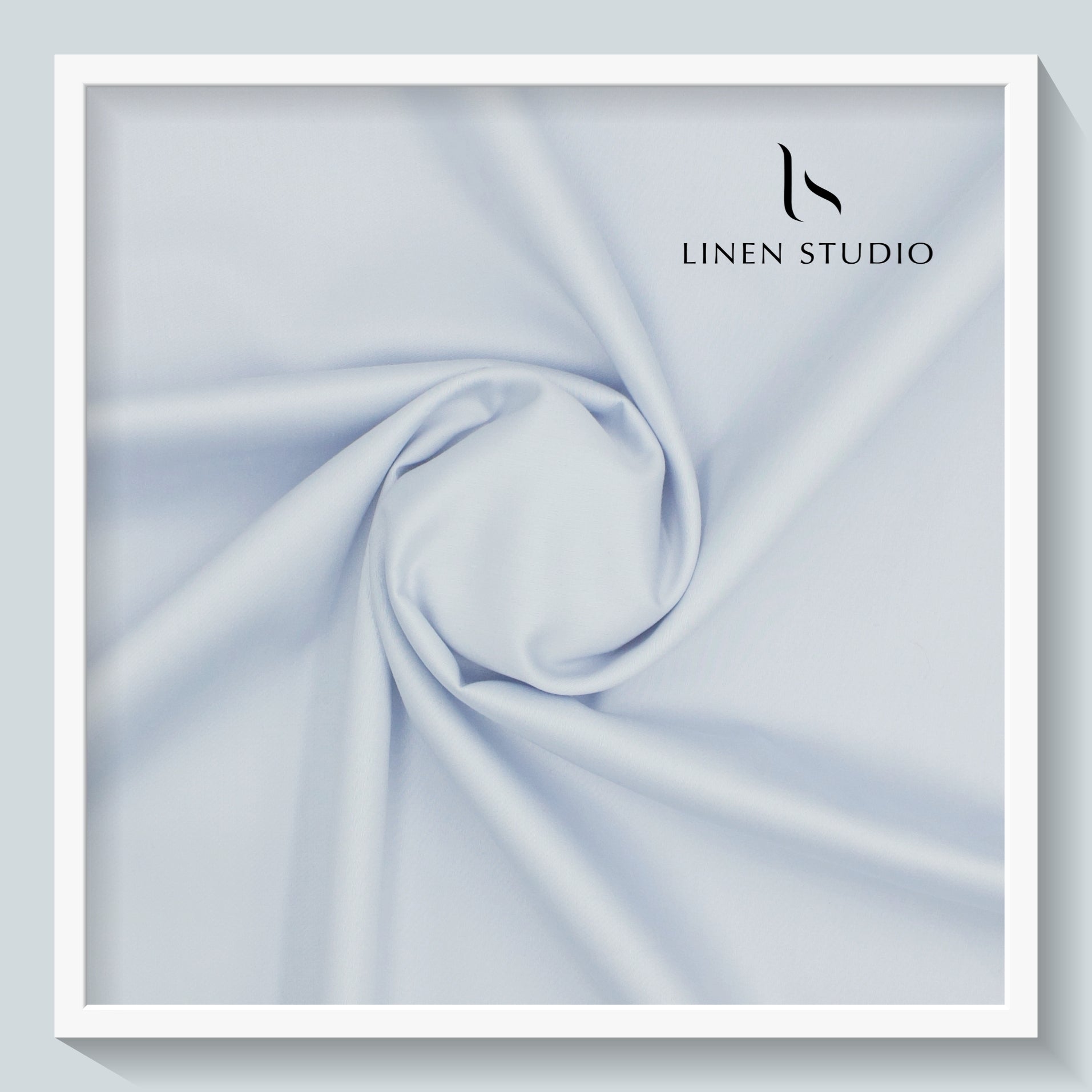 Ashima 60's count Giza Cotton - Sky Blue - Linen Studio