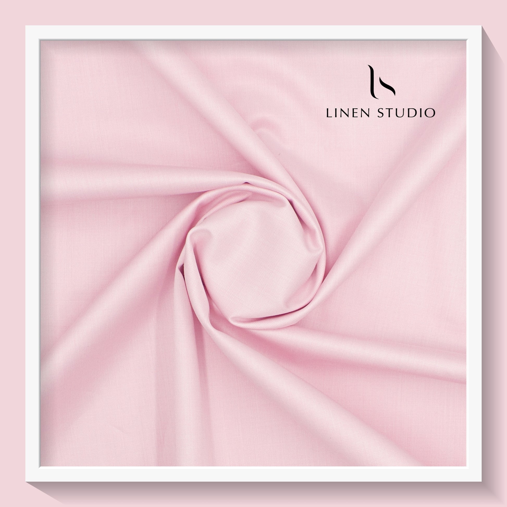 120/2 count Finest Giza Cotton - Pink - Linen Studio
