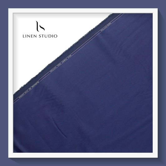 120/2 count Finest Giza Cotton - Blue - Linen Studio