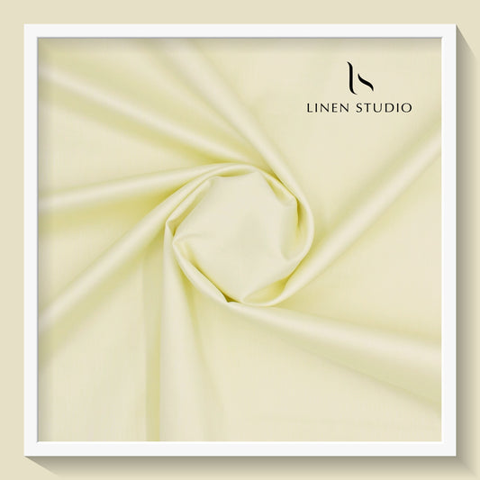 120/2 count Finest Giza Cotton - Yellow - Linen Studio