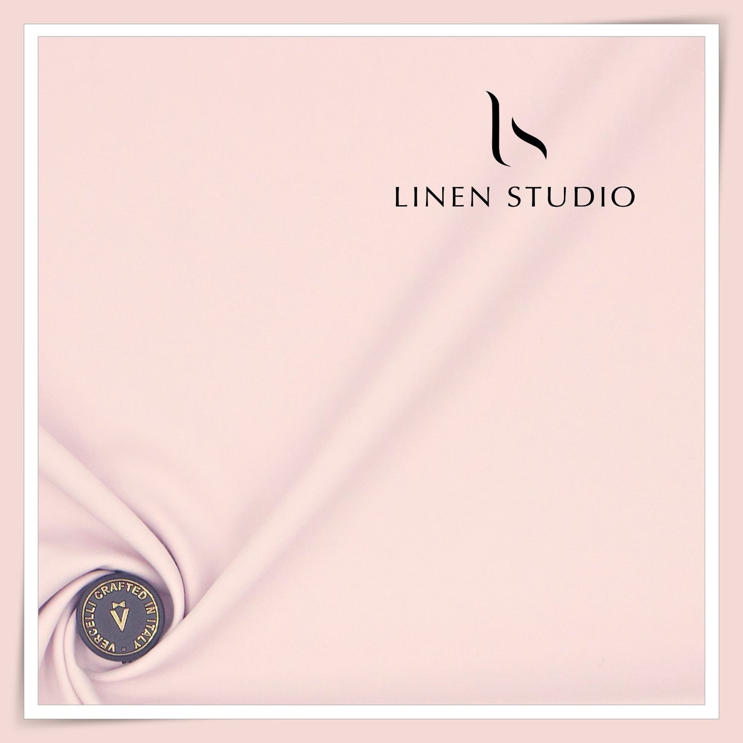 2/120's FINEST Supima Cotton Shirting by Vercelli Italy - Pale Pink (Fastest Selling) (NEW)