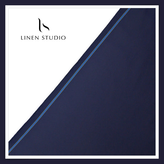 100% Wrinkle Free Poly Viscose Blended Suiting - Clay Blue (70% SALE)