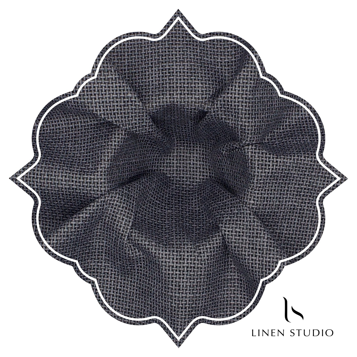 Jute PV fabric - Grey - Linen Studio