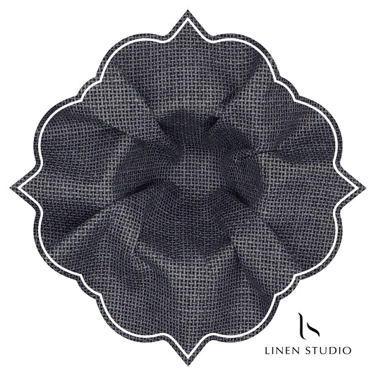 Jute PV fabric - Grey - Linen Studio