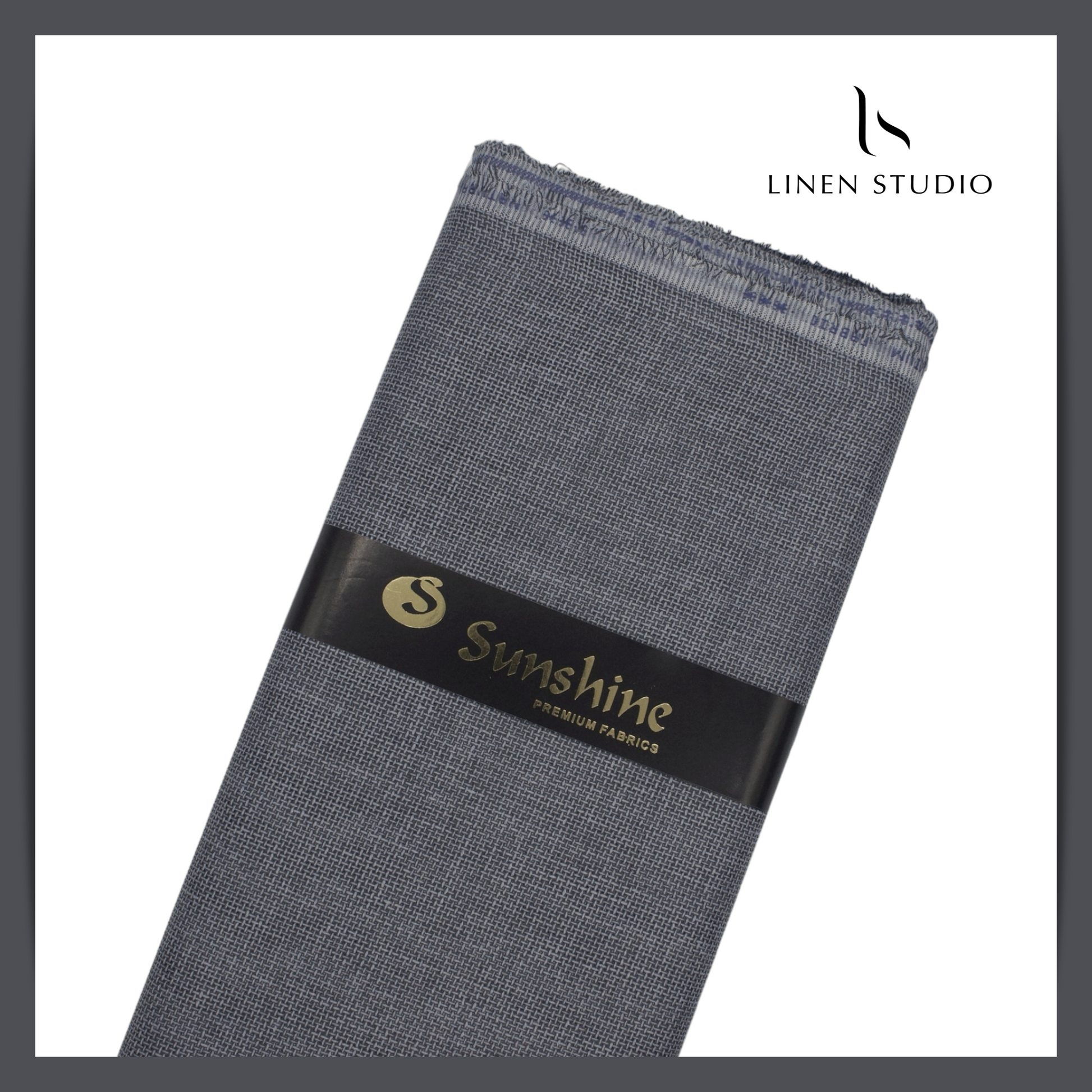 Jute PV fabric - Grey - Linen Studio