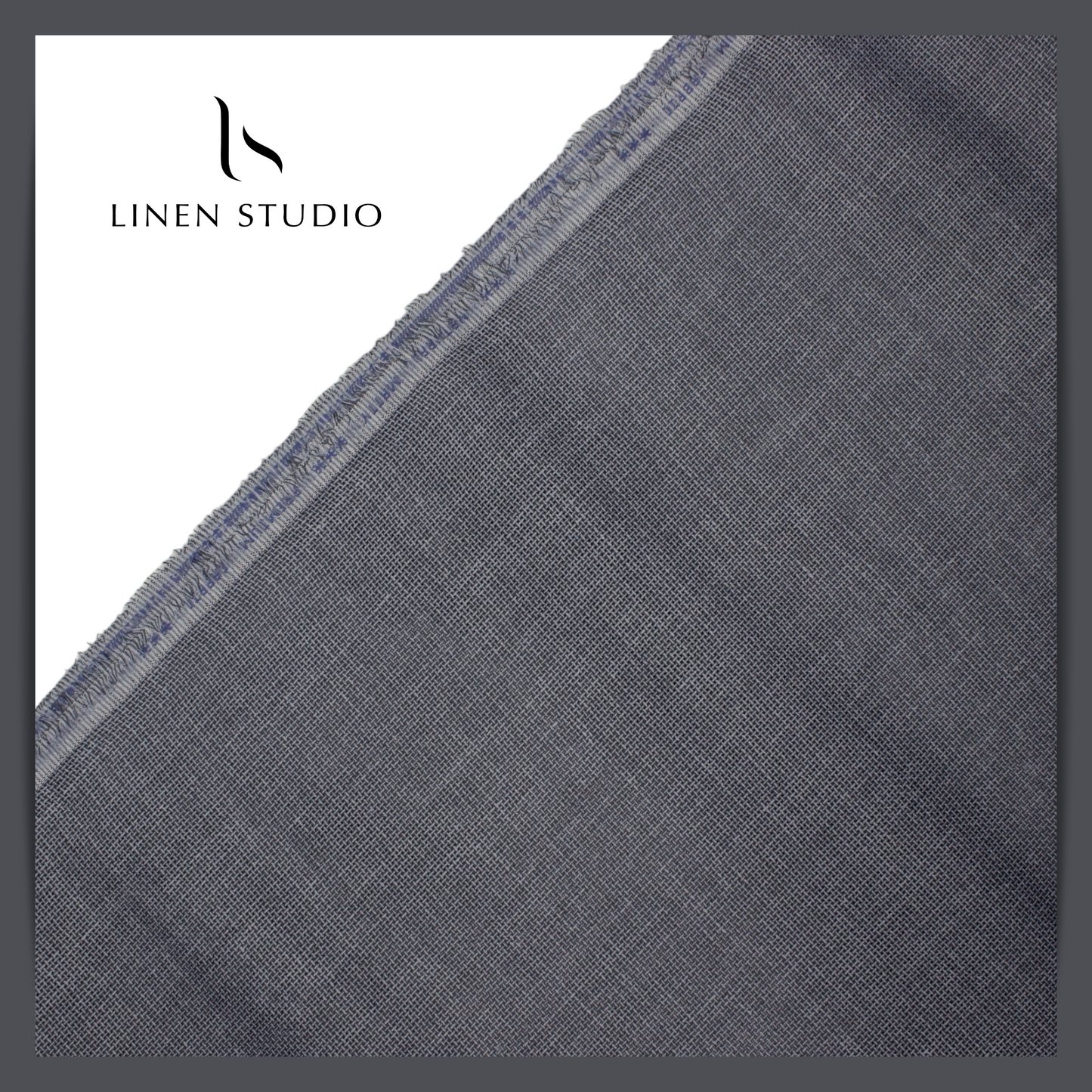 Jute PV fabric - Grey - Linen Studio