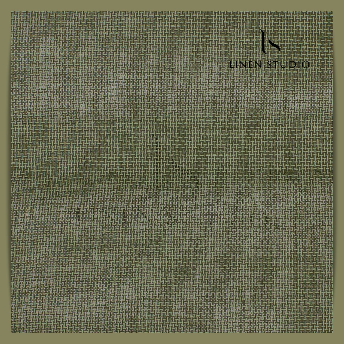 Jute PV fabric - Green - Linen Studio