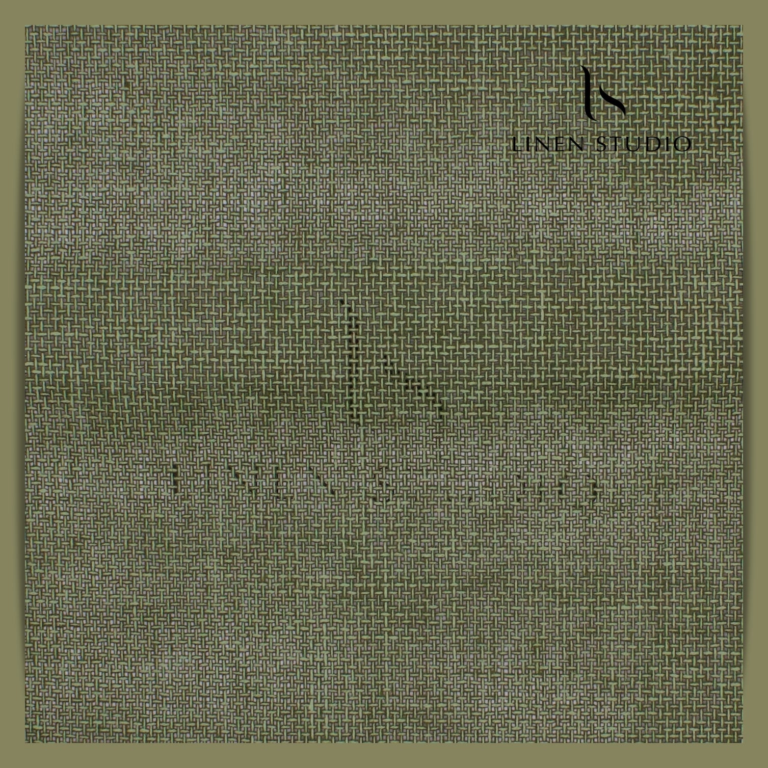 Jute PV fabric - Green - Linen Studio