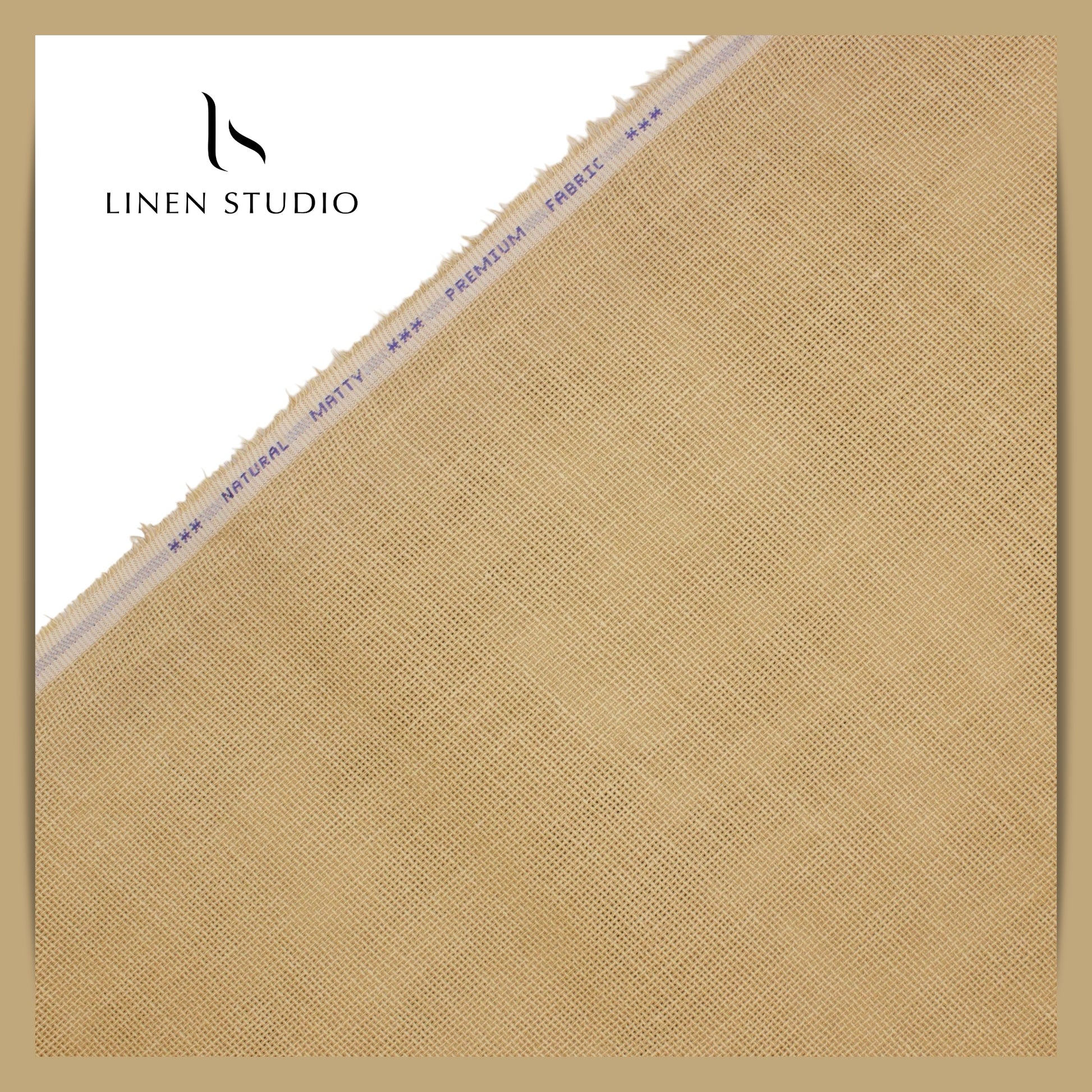 Jute PV fabric - Sand - Linen Studio