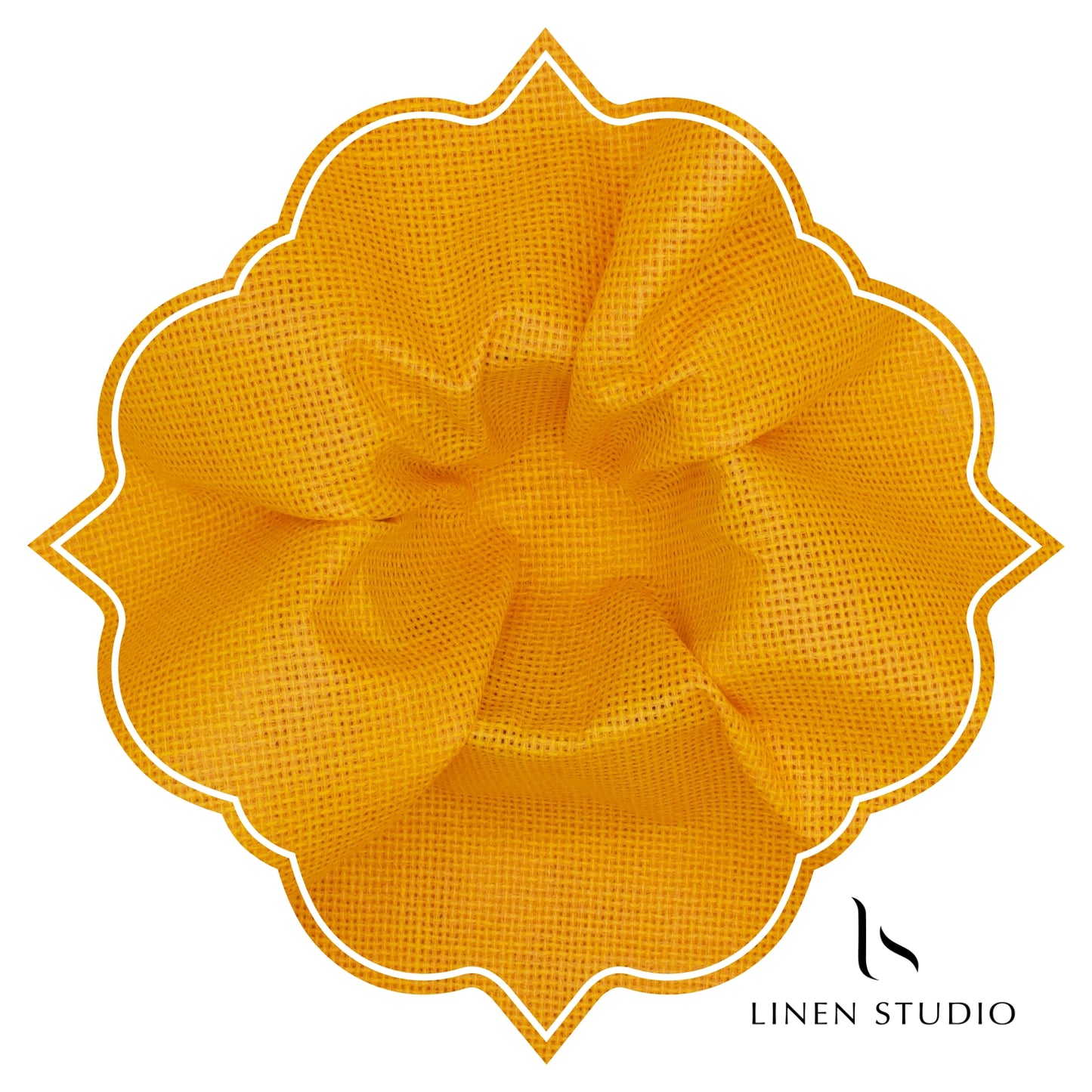 Jute PV fabric - Golden Yellow - Linen Studio