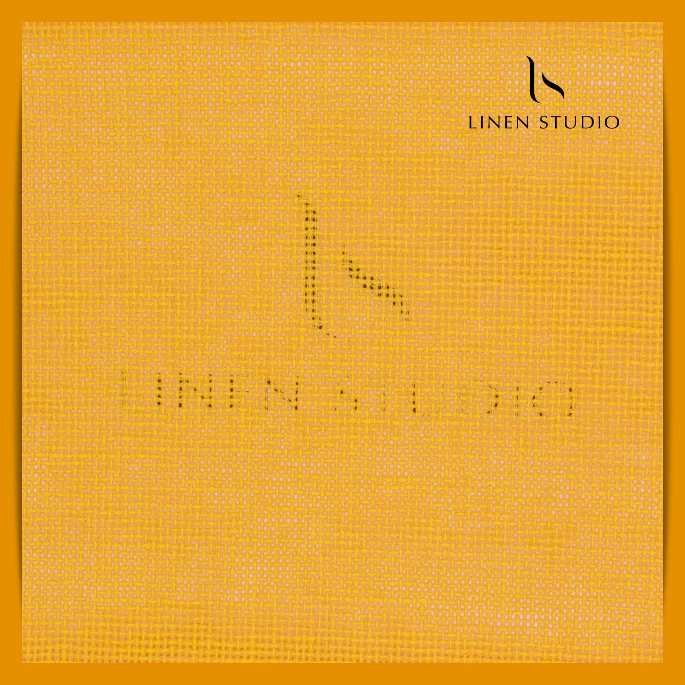 Jute PV fabric - Golden Yellow - Linen Studio
