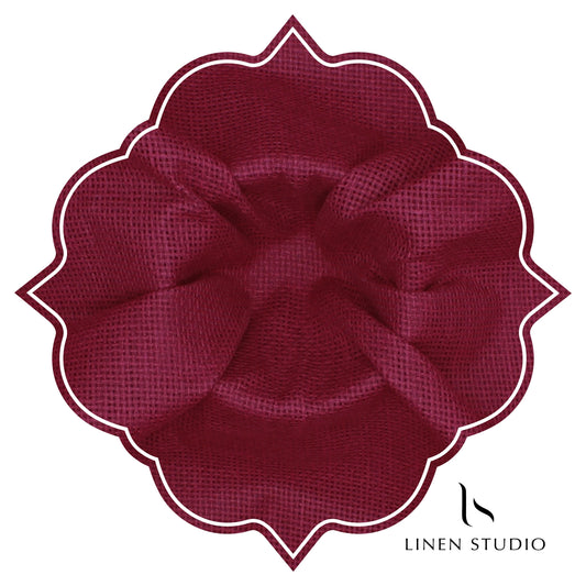 Jute PV fabric - Ruby