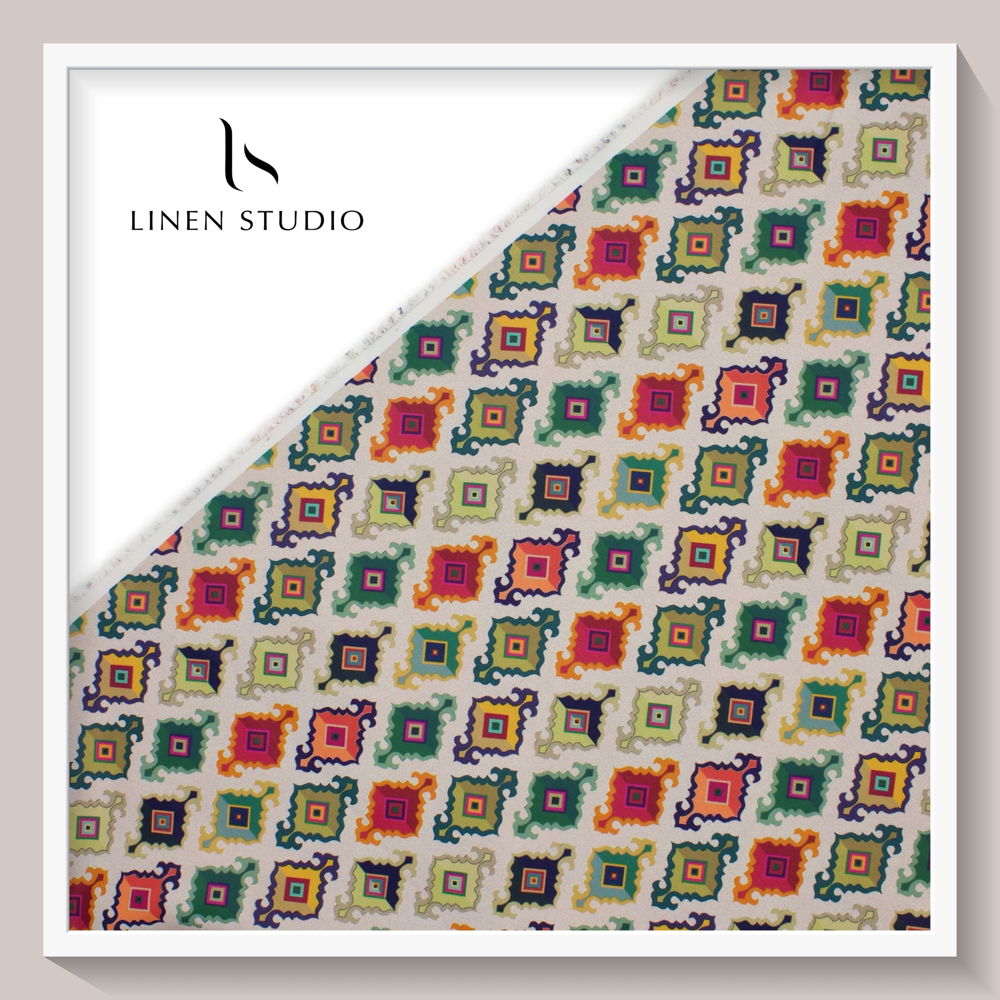 Poly Viscose Digital Print 01 - Linen Studio