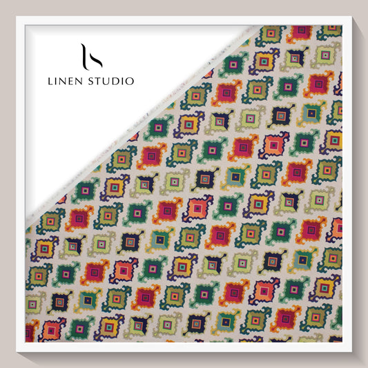 Poly Viscose Digital Print 01 - Linen Studio