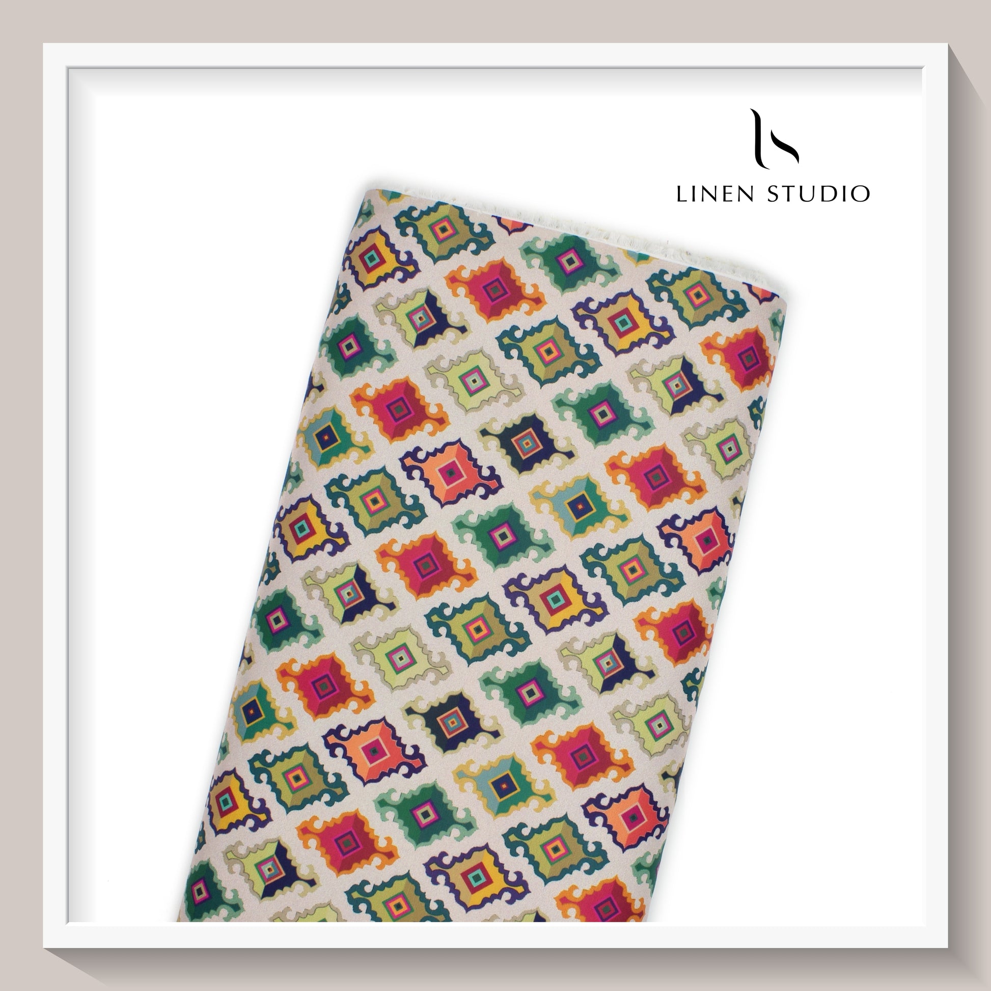 Poly Viscose Digital Print 01 - Linen Studio