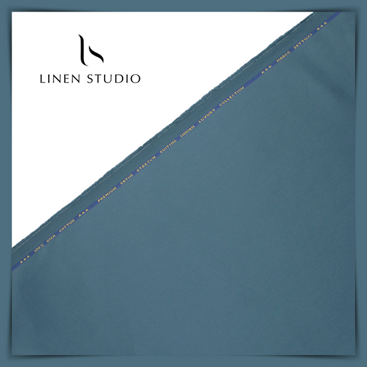 100% Giza Cotton Stretchable Suiting - 25 - Linen Studio