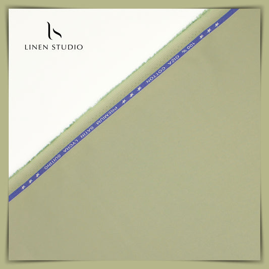100% Giza Cotton Stretchable Suiting - 27 - Linen Studio