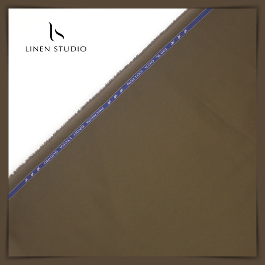 100% Giza Cotton Stretchable Suiting - 31 - Linen Studio