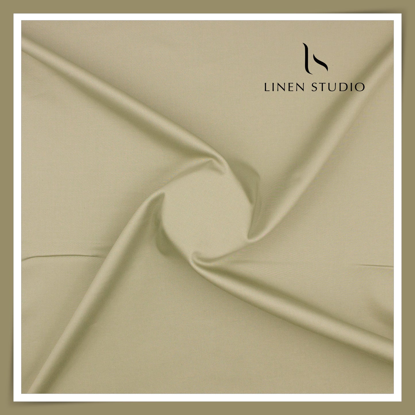 Premium Giza Cotton Satin Lycra Suiting - Coral Stone Brown (98% Cotton 2% Lycra) (NEW)