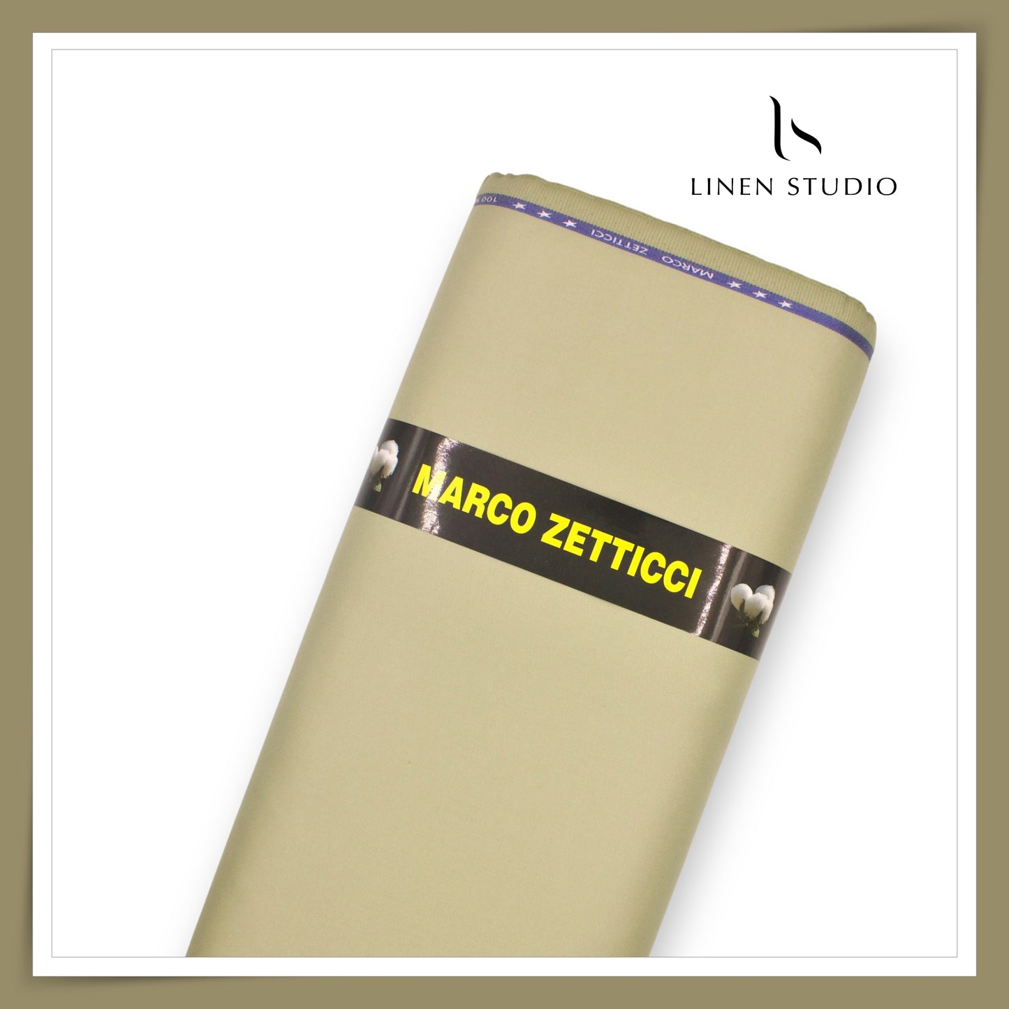 Premium Giza Cotton Satin Lycra Suiting - Coral Stone Brown (98% Cotton 2% Lycra) (NEW)