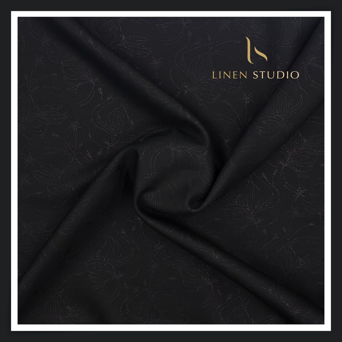 Super 120's Australian Merino Wool Petal Jacquard by Vercelli Italy (Zoom In)
