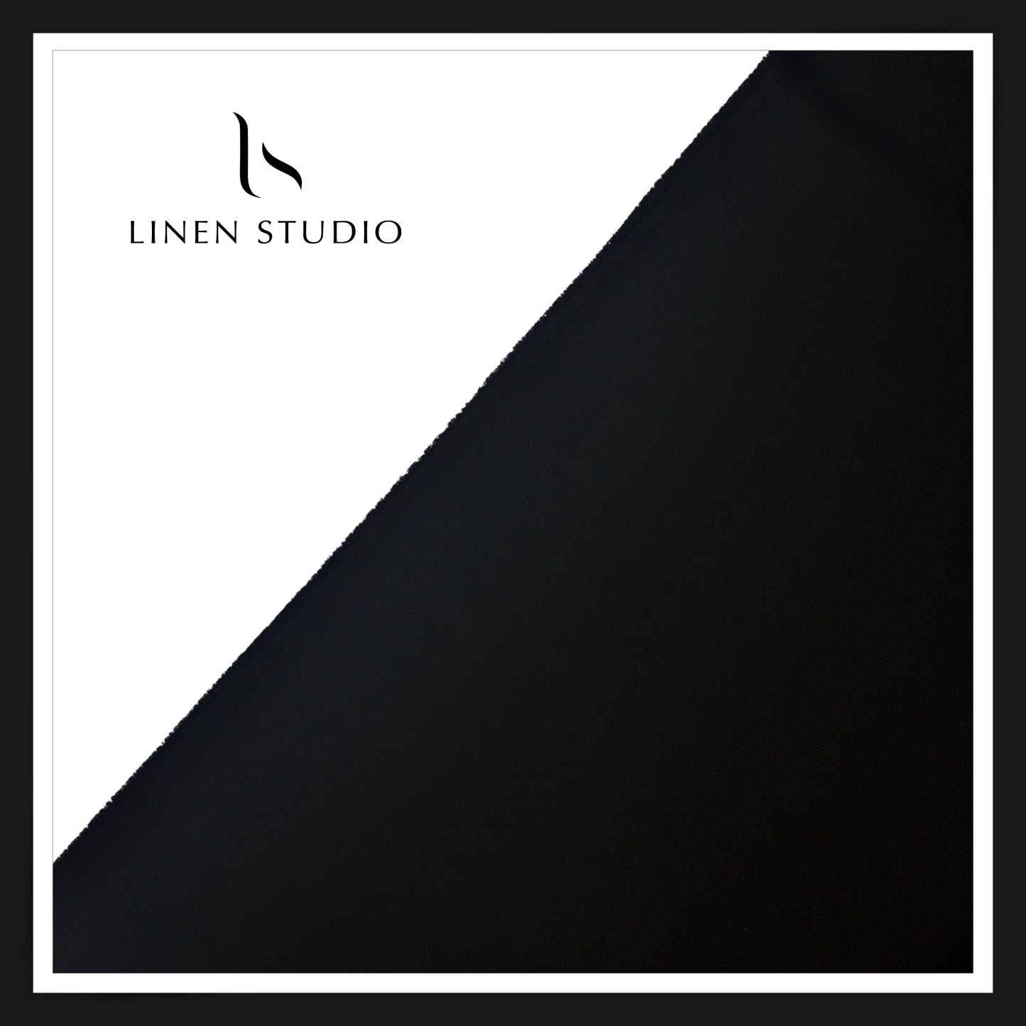 100% Acetate Premium Luxury Suiting by Vercelli - Carbon Black (Silky Smooth) (NEW)
