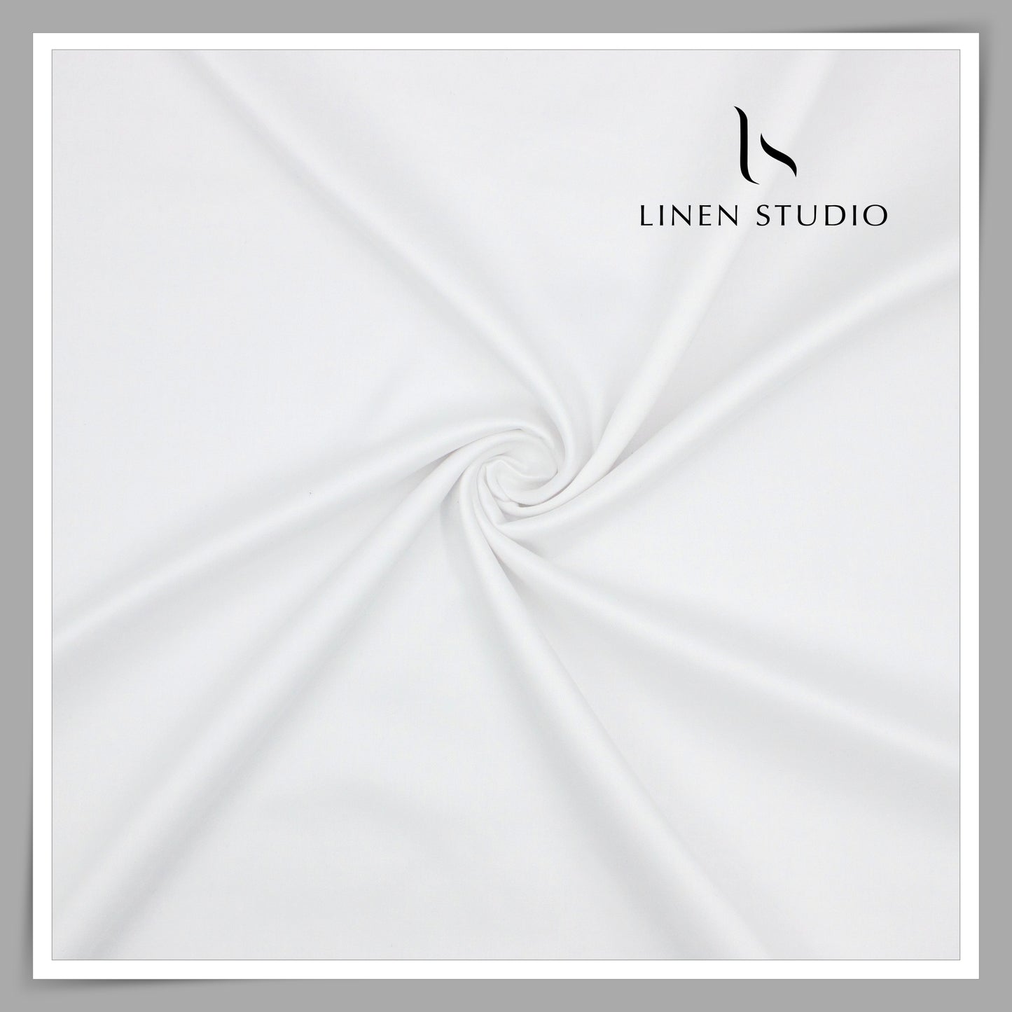 2/100's Wrinkle Resistant Supima Cotton Twill Shirting by Vercelli - Pure White (NEW) (Most Selling)