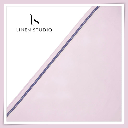 2/100's Wrinkle Resistant Supima Cotton Shirting by Vercelli - Light Lavender (NEW)