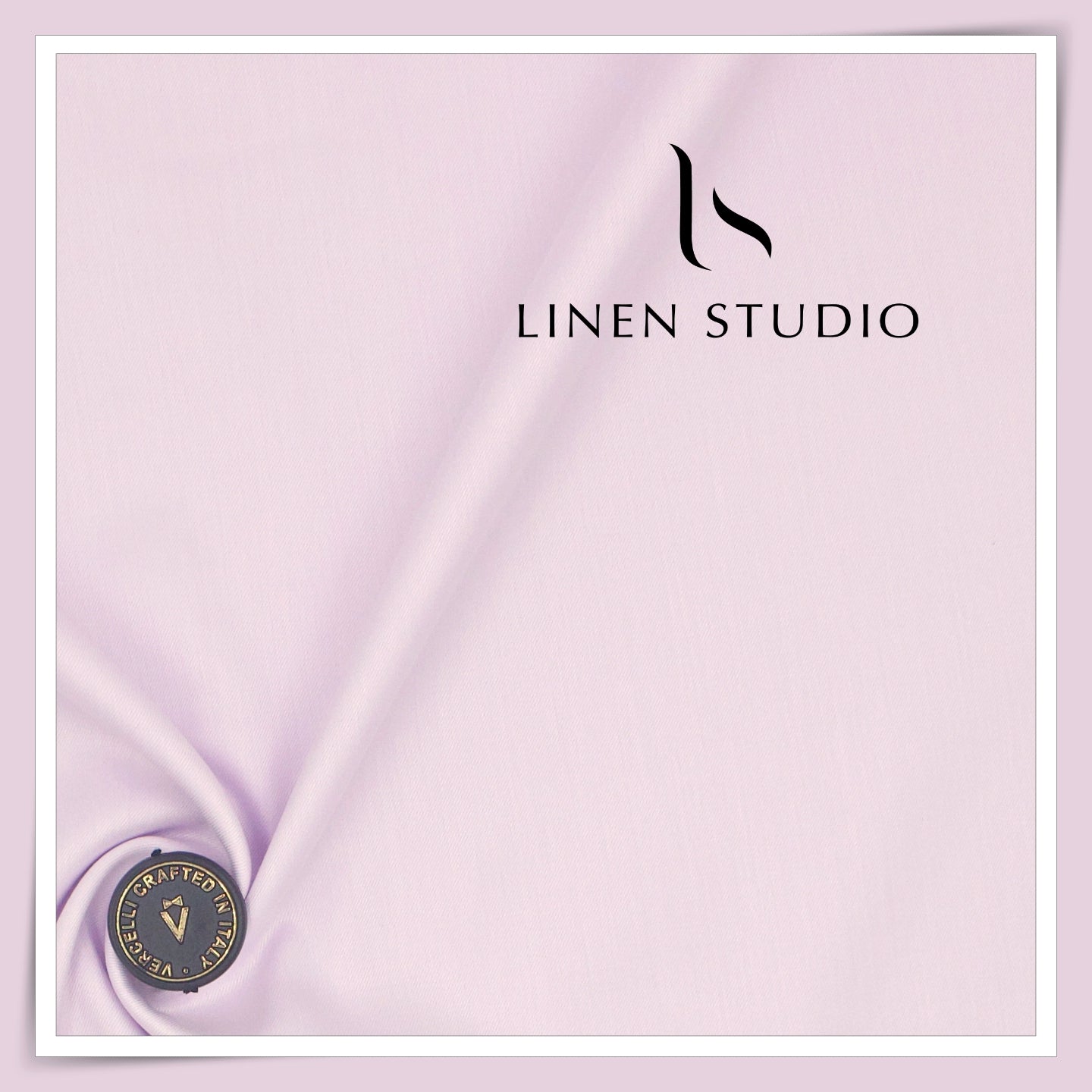 2/100's Wrinkle Resistant Supima Cotton Shirting by Vercelli - Light Lavender (NEW)