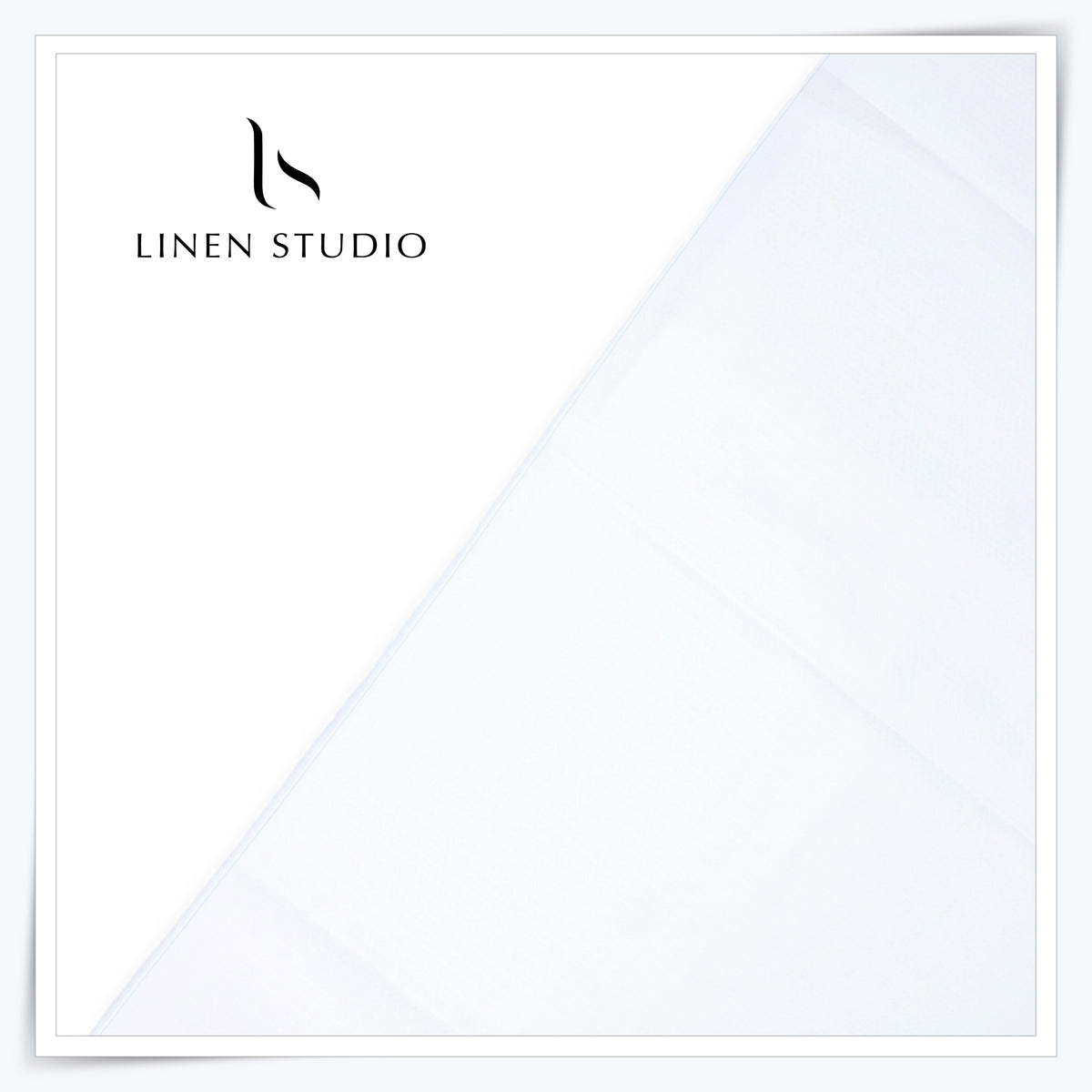 100% Supima Cotton Shirting by Vercelli Italy - 80's White Plain (FLAT RATE)