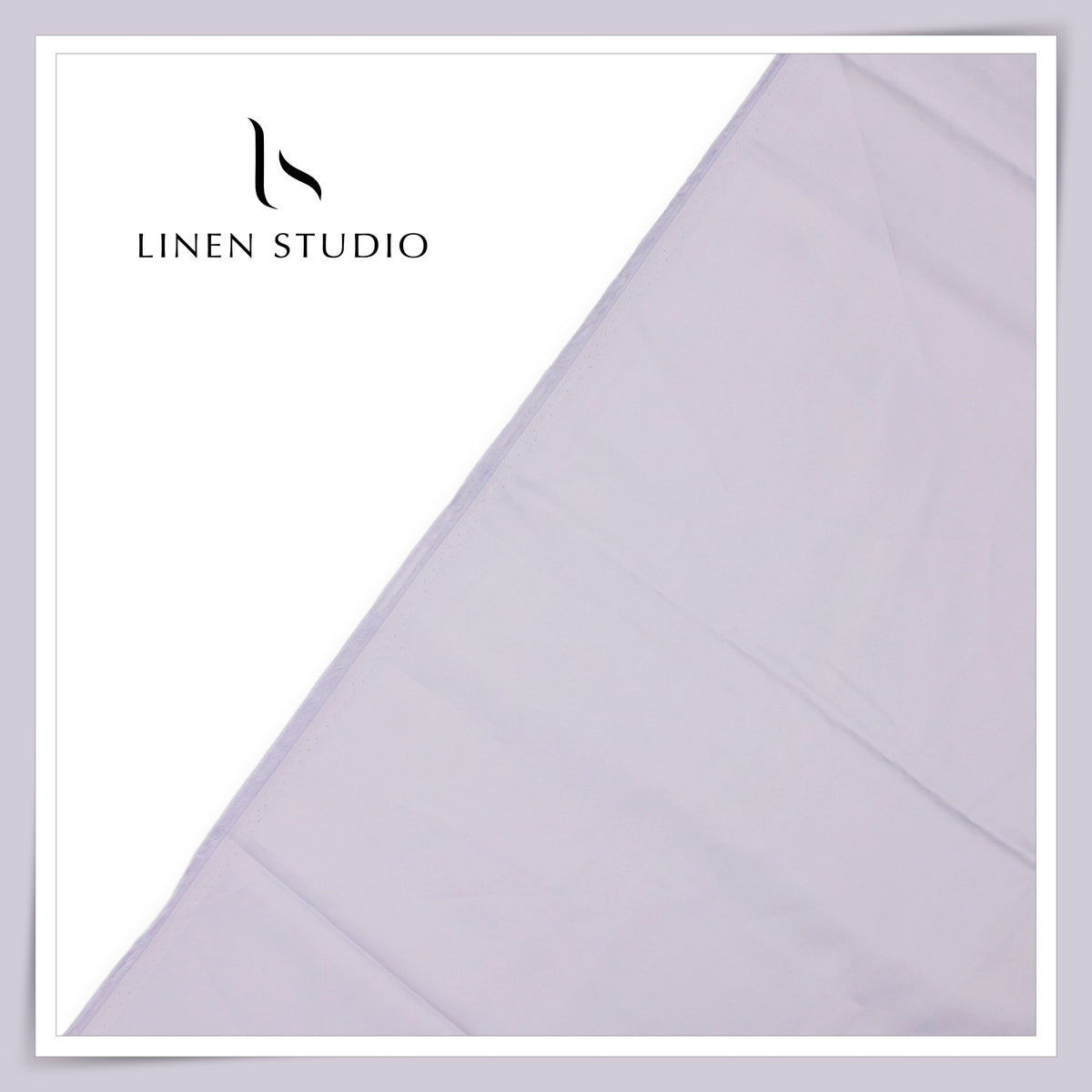 100% Supima Cotton Shirting by Vercelli Italy - 80's Lavender Plain (FLAT RATE)