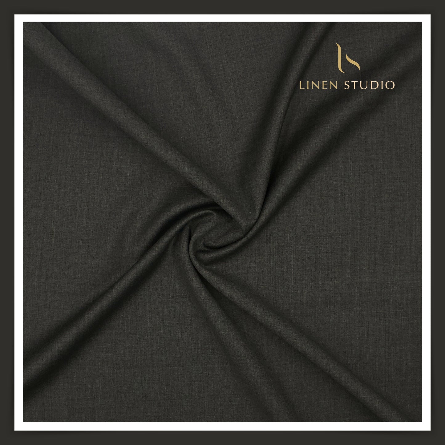 Super 150's Australian Merino Wool by Vercelli - Charcoal Grey (NEW)