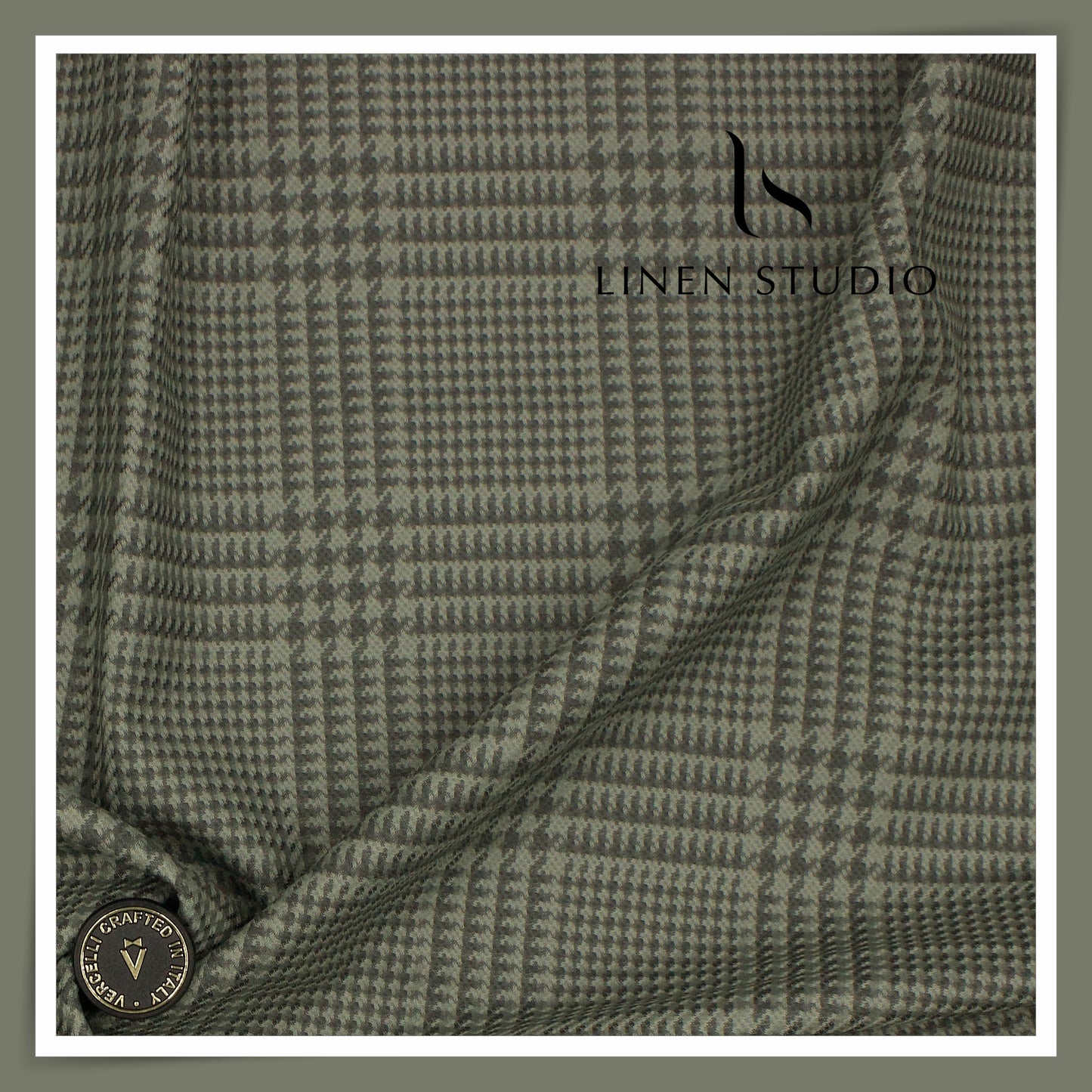 130's Australian Merino Wool Suiting by Vercelli Italy - English Designer Multi Checks (NEW)