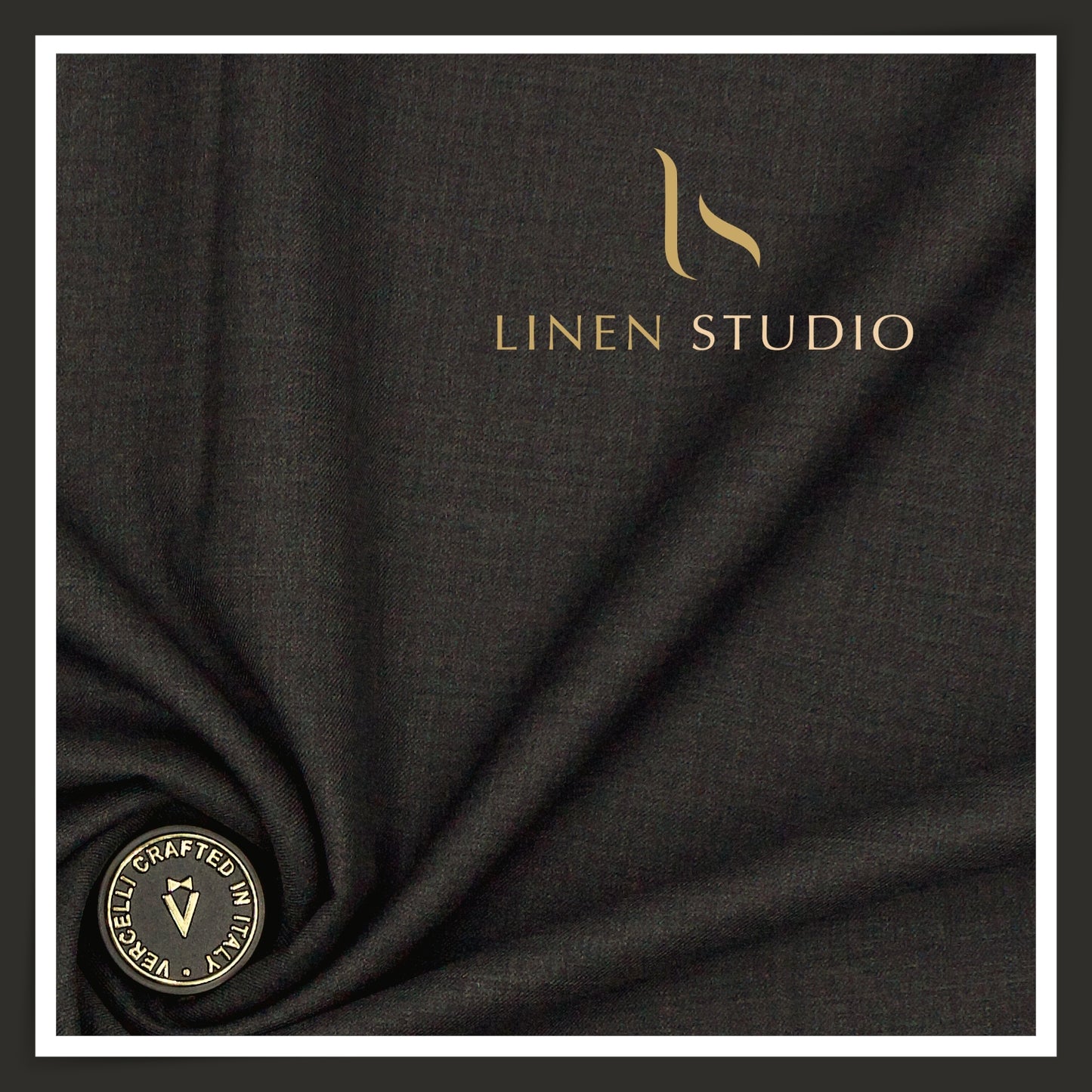 160's Australian Merino Wool Blend Suiting by Vercelli Italy - Elephant Grey (NEW) (Most Liked)