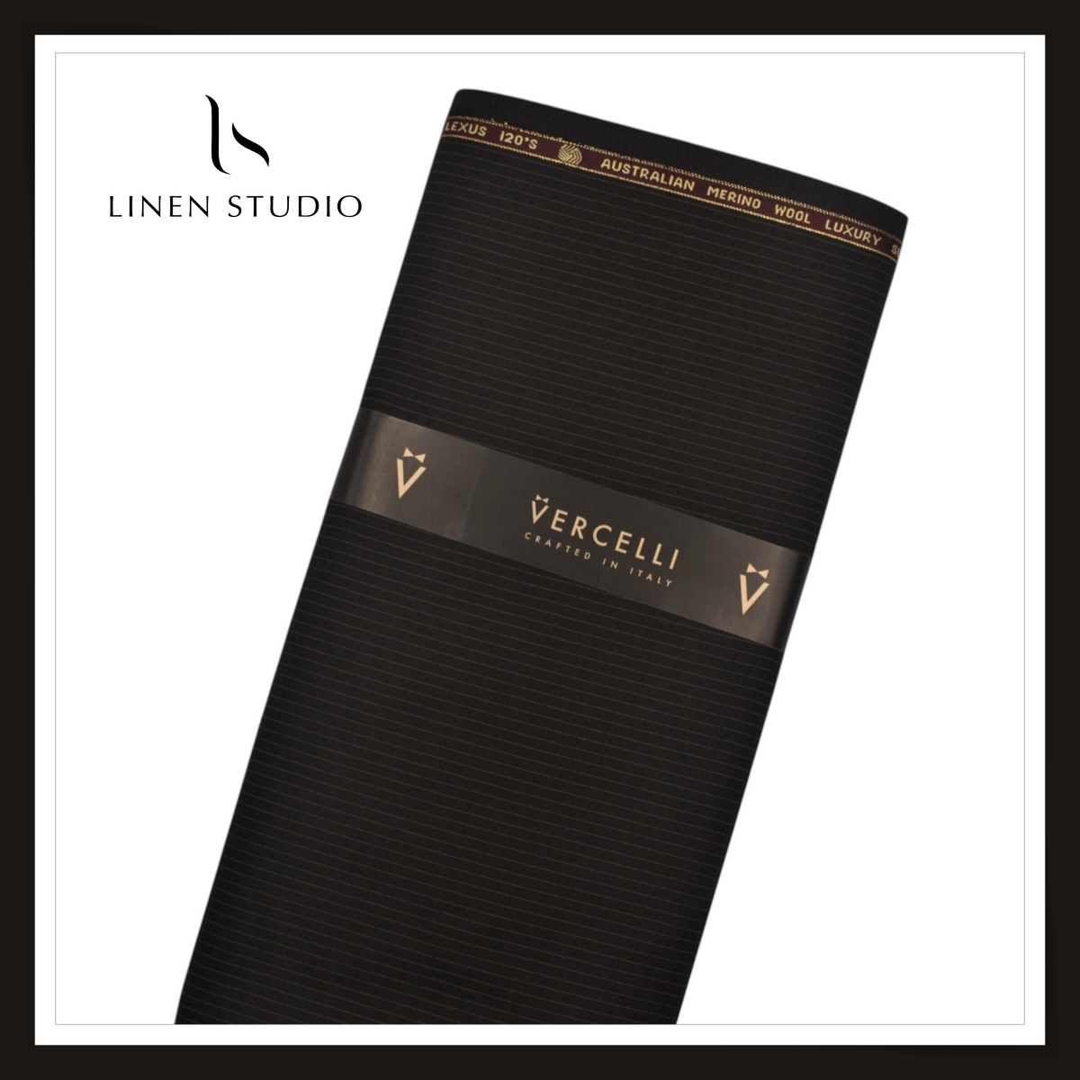 Vercelli Italy Lexus 120's 50% Wool Rich Suiting - H177/4 (NEW)