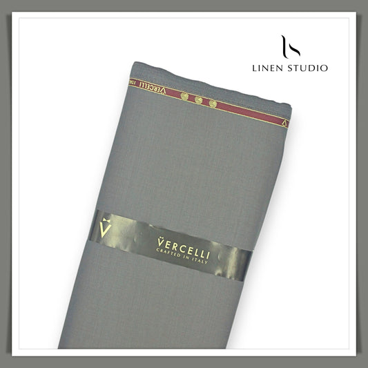 Super 110's Australian Merino Wool by Vercelli Italy - Natural Grey (NEW)