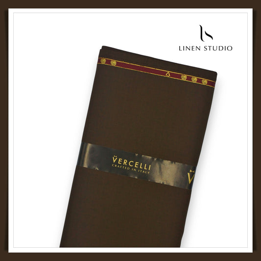 Super 110's Australian Merino Wool by Vercelli Italy - Birch Brown (NEW)