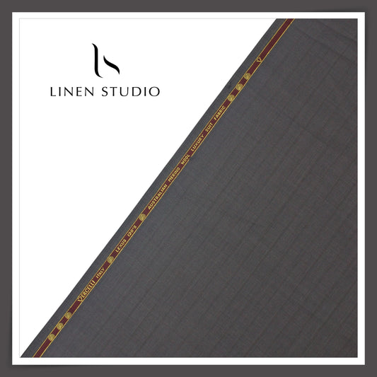 120's Australian Merino Wool by Vercelli - Vampire Grey Stripes (NEW) (FLAT RATE 40% OFF)