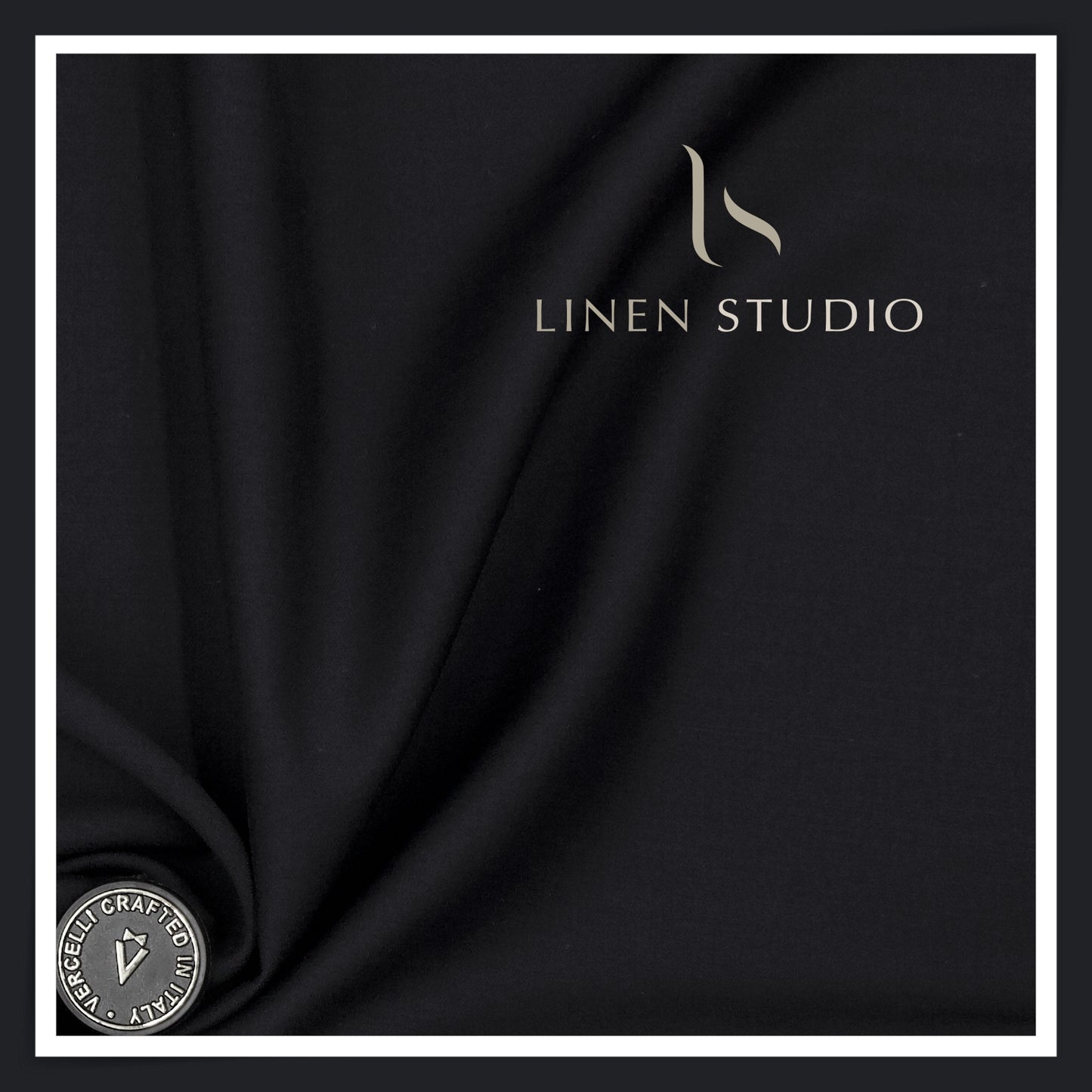 180's Australian Merino Wool Luxury Suiting by Vercelli Italy - Japan Mid Night Blue (NEW) (Highest Counts)
