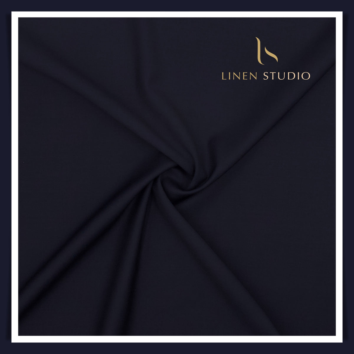 Vercelli Italy Japan Navy Super 160's Australian Merino Wool Suiting | The Deepest Navy (Fastest Selling)