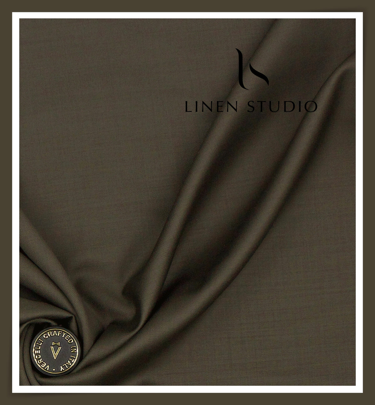 Vercelli Italy Kepper 120's 70% Wool Rich Suiting 101 –96  (NEW)