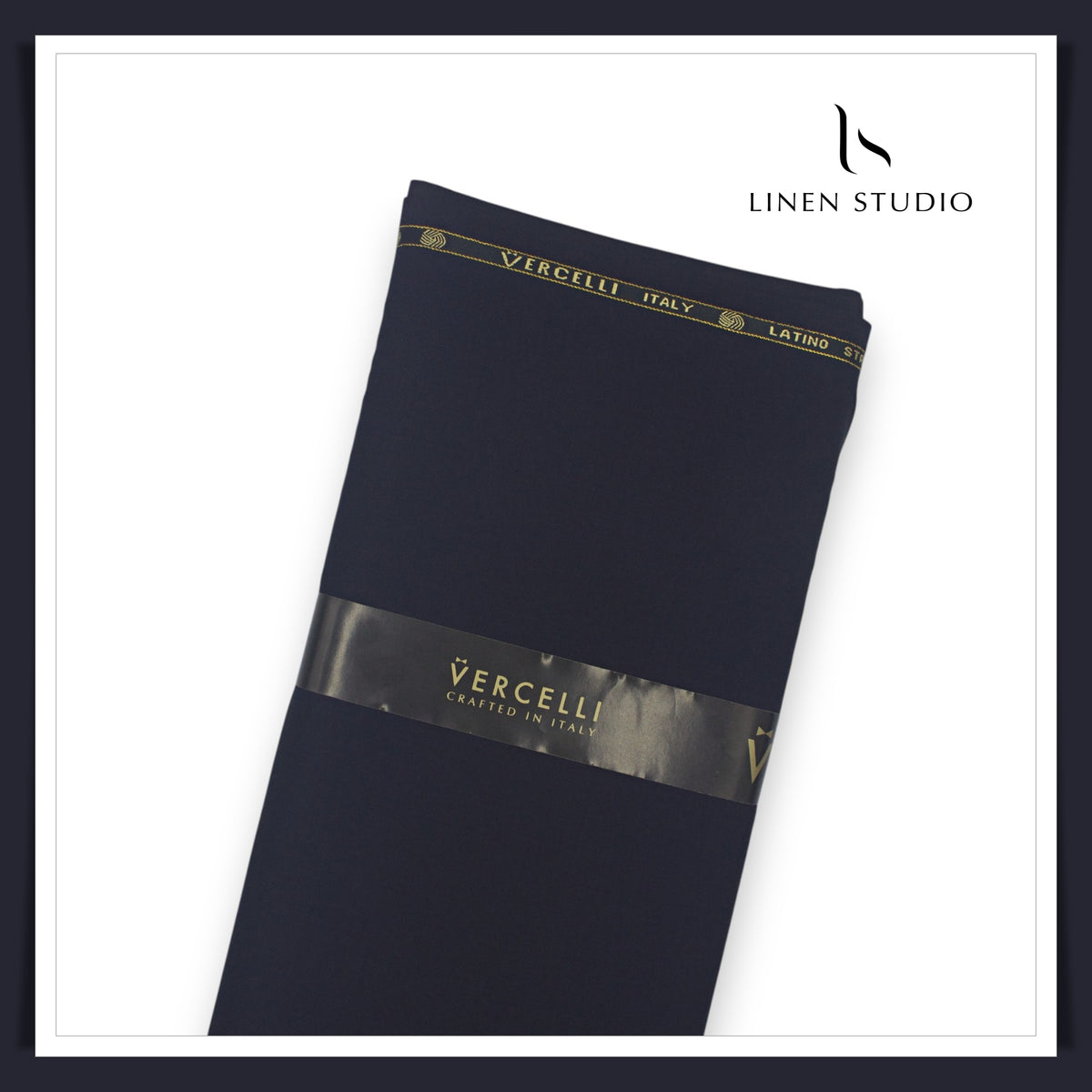 Vercelli Italy Latino Stretch 120's 50% Wool Rich Suiting 104 –24  (NEW)