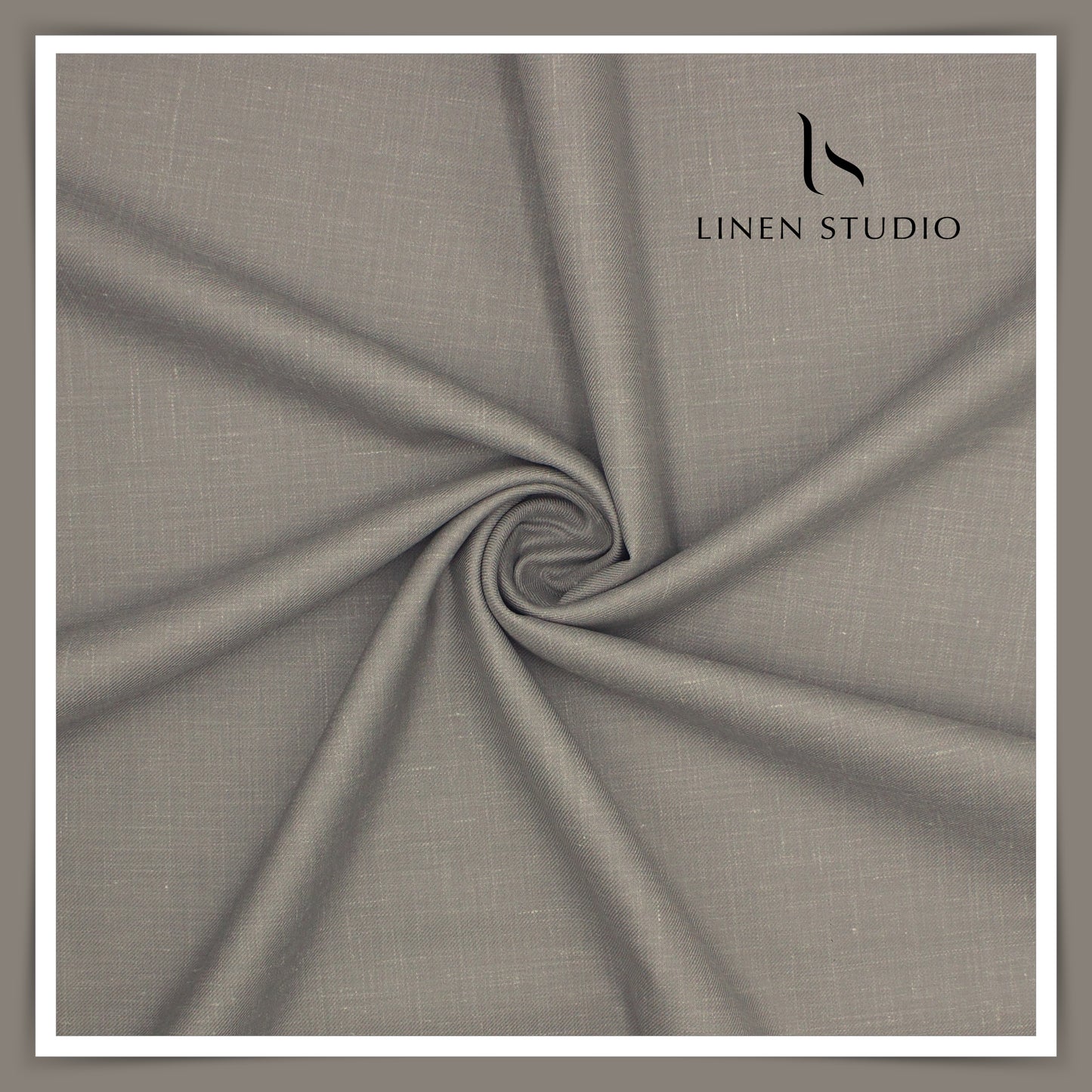 140's Merino Wool / Linen / Silk by Vercelli Italy - Thunder Grey (1st in India)