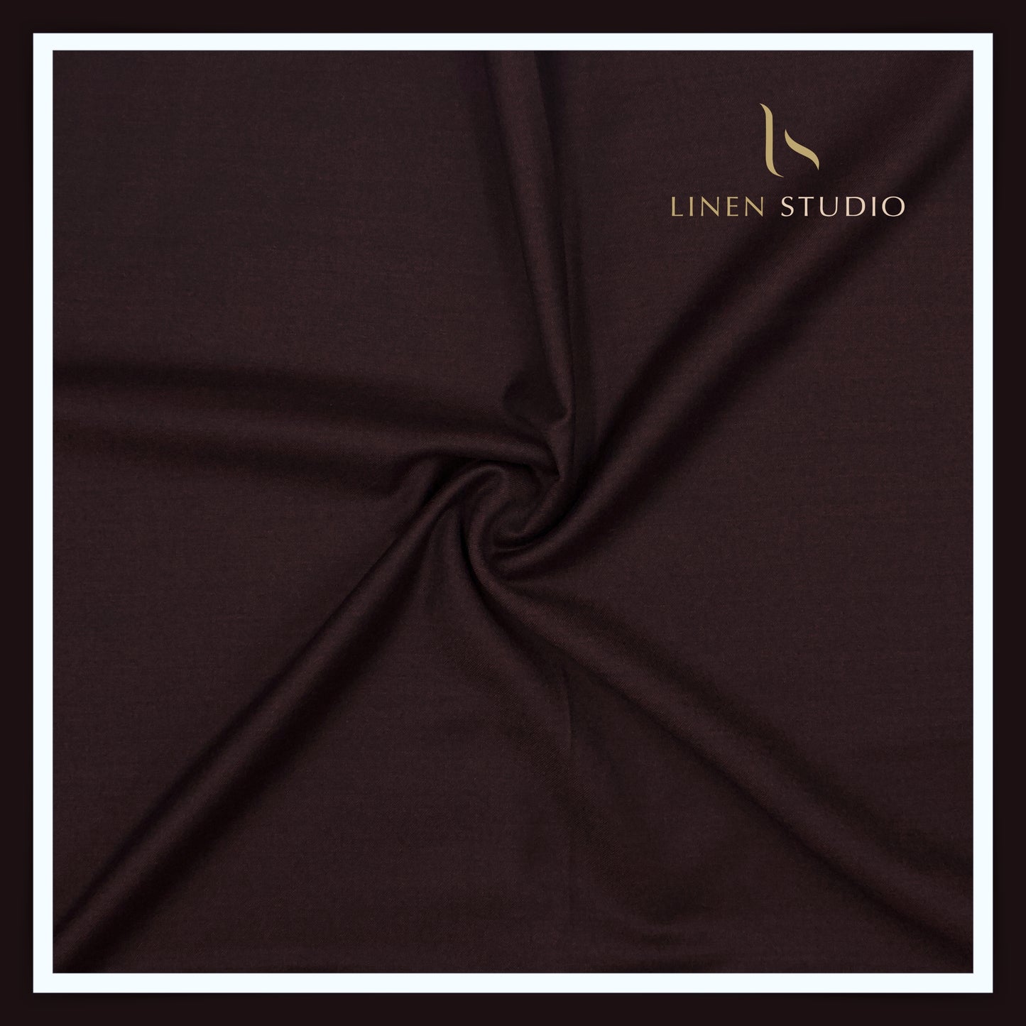 100% Australian Merino Wool by Vercelli - Milled Burnt Maroon (NEW)