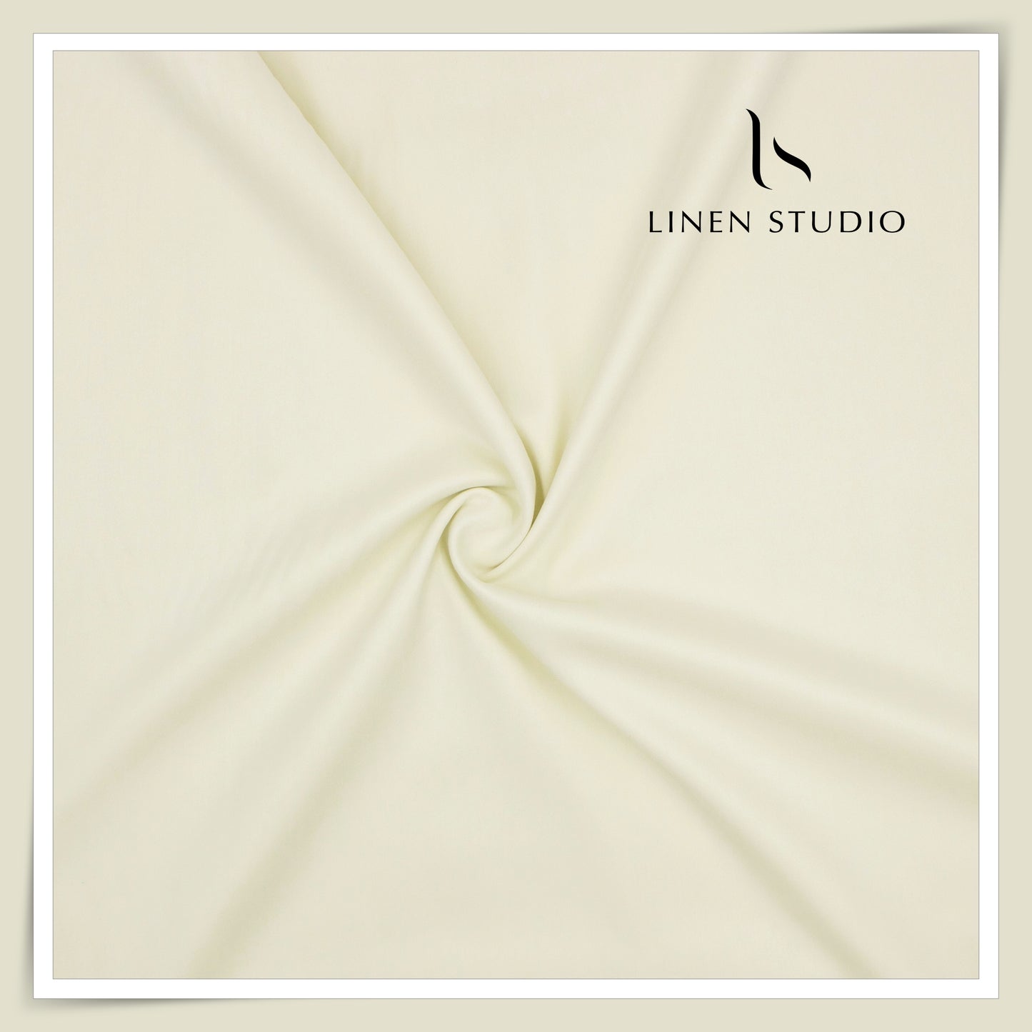 2/100's Water Resistant Supima Cotton Shirting by Vercelli - Butter Yellow (NEW)
