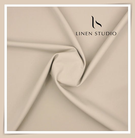 2/120's FINEST Supima Cotton Shirting by Vercelli Italy - Kilim Beige (NEW)