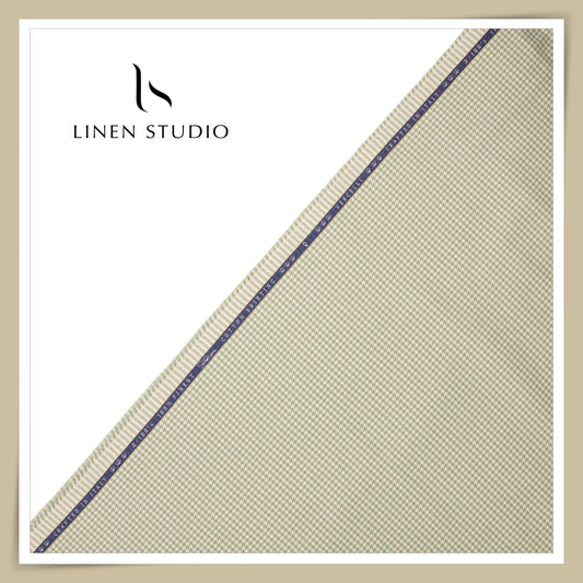 1.00 MTR SHIRTING END BIT- VERCELLI 2/100'S SUPIMA COTTON (FLAT RATE)